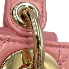 将图像加载到图库查看器中,Dior Lady Dior 2Way Handbag Antique pinkM0505OWCB_M77P Patent Leather Size Mini