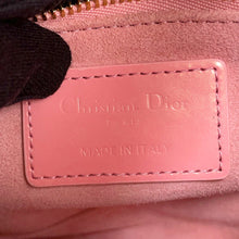 将图像加载到图库查看器中,Dior Lady Dior 2Way Handbag Antique pinkM0505OWCB_M77P Patent Leather Size Mini