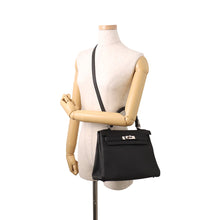 将图像加载到图库查看器中,HERMES Kelly Black Togo Leather Size 28