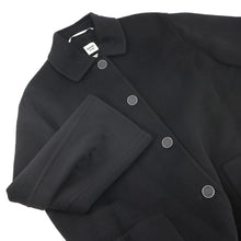 将图像加载到图库查看器中,HERMES Double-faced wrap coat Size 34 Black Cashmere100%