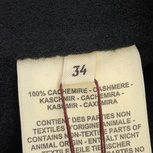 将图像加载到图库查看器中,HERMES Double-faced wrap coat Size 34 Black Cashmere100%