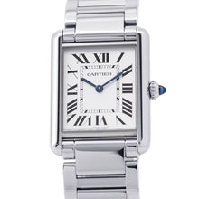 Load image into Gallery viewer, CARTIER Must tank LM W25.5mm x H33.7mm Stainless Steel Silver DialWSTA0052