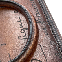 Load image into Gallery viewer, Berluti Anne Jules Nano Scritto Swipe Leather Pouch Brown Leather