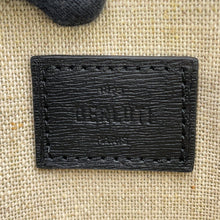 Load image into Gallery viewer, Berluti Anne Jules Nano Scritto Swipe Leather Pouch Brown Leather