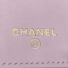 Load image into Gallery viewer, CHANEL Matelasse Compact Wallet Light PurpleAP0230 Caviar Leather