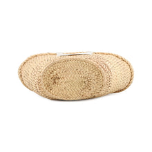 Load image into Gallery viewer, CELINE Teen Classic Panier Triomphe Basket Bag Beige/White113832CGG.01BC Raffia Leather
