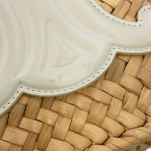Load image into Gallery viewer, CELINE Teen Classic Panier Triomphe Basket Bag Beige/White113832CGG.01BC Raffia Leather