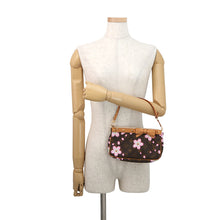 Load image into Gallery viewer, LOUIS VUITTON Pochette Accessoires Brown/PinkM92006 Monogram Cherry Blossom