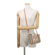 将图像加载到图库查看器中,Chloe Woody Mini 2WAY Bag Woden OrangeCHC24UP237L17847 Canvas Shiny Calf Leather