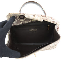 Load image into Gallery viewer, CHANEL COCO Flap Handbag Beige/Brown Velour