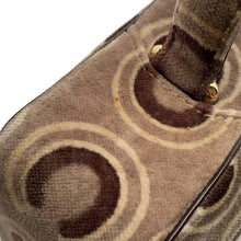 Load image into Gallery viewer, CHANEL COCO Flap Handbag Beige/Brown Velour