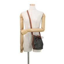 Load image into Gallery viewer, CELINE Triomphe Small Drawstring Shoulder Bag Tan191142BZJ PVC Leather
