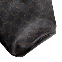 Load image into Gallery viewer, CELINE Triomphe Small Drawstring Shoulder Bag Tan191142BZJ PVC Leather