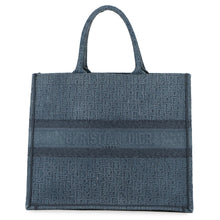 将图像加载到图库查看器中,Dior Book tote BlueM1286ZWAL Denim Size Large
