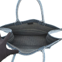 将图像加载到图库查看器中,Dior Book tote BlueM1286ZWAL Denim Size Large