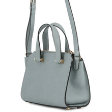 Load image into Gallery viewer, Valextra Valextra Mini Paspa 2WAY Bag Gray/Beige/Black Leather