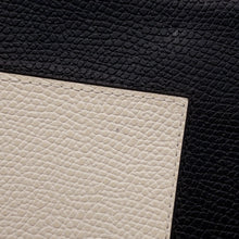 Load image into Gallery viewer, Valextra Valextra Mini Paspa 2WAY Bag Gray/Beige/Black Leather
