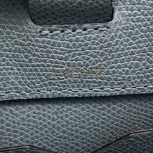 Load image into Gallery viewer, Valextra Valextra Mini Paspa 2WAY Bag Gray/Beige/Black Leather