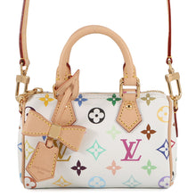 将图像加载到图库查看器中,LOUIS VUITTON LV × TM Nano Speedy White/MulticolorM13391 Monogram・Multicolor Size 16