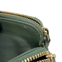Load image into Gallery viewer, CHANEL Matelasse Chain wallet GreenA82527 Caviar Leather