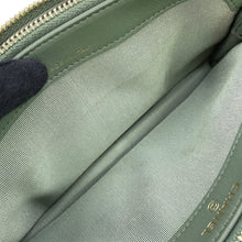 Load image into Gallery viewer, CHANEL Matelasse Chain wallet GreenA82527 Caviar Leather