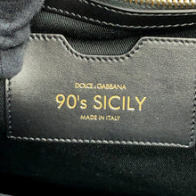 Load image into Gallery viewer, DOLCE&GABBANA 90's Sicily 2-Way Bag BlackBB7016AW57618099 Leather