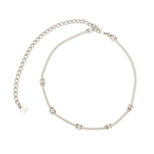 Load image into Gallery viewer, CHANEL CC Logo 7 Motif Chain Choker NecklaceABE255 B18058 NZS81 Metal
