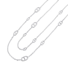 Load image into Gallery viewer, HERMES Chaine d'Ancre Farandole Necklace Size 120 SV925