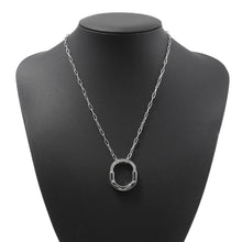 Load image into Gallery viewer, TIFFANY&Co. Padlock Pendant Size Medium72342100 18K White Gold