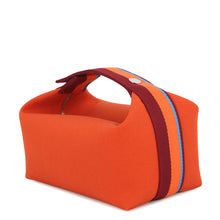 Load image into Gallery viewer, HERMES BRIDE A Black H Pavilion Orange・Feu Canvas Size PM