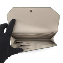 Load image into Gallery viewer, BALENCIAGA Envelope Long Wallet Card Holder Japan Limited Edition Army Green7861712AABX3262 Smooth Calf Leather