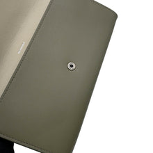 Load image into Gallery viewer, BALENCIAGA Envelope Long Wallet Card Holder Japan Limited Edition Army Green7861712AABX3262 Smooth Calf Leather