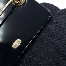 Load image into Gallery viewer, CHANEL Brooch Black/Gold Plastic Gold Plated Rhinestone Faux Pearl