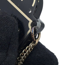 Load image into Gallery viewer, CHANEL Brooch Black/Gold Plastic Gold Plated Rhinestone Faux Pearl