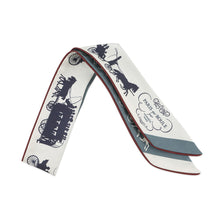 将图像加载到图库查看器中,HERMES Twilly DE TOUJOURS PARIS QUI ROULE (Paris on Wheels) Craie/Bag/Ardoise Silk100% Leather