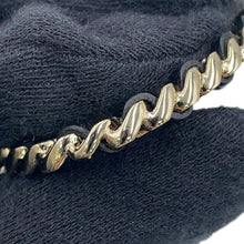 将图像加载到图库查看器中,CHANEL Emblem Icon Brooch Silver/BlackAB4702 Metal Lambskin Faux Pearl Rhinestone