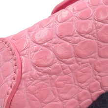 Load image into Gallery viewer, BALENCIAGA XX Cross Body Bag Pink6956452108X5812 Croco embossed leather Size Small