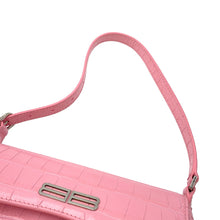 Load image into Gallery viewer, BALENCIAGA XX Cross Body Bag Pink6956452108X5812 Croco embossed leather Size Small