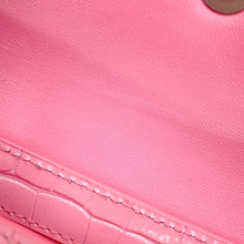 Load image into Gallery viewer, BALENCIAGA XX Cross Body Bag Pink6956452108X5812 Croco embossed leather Size Small