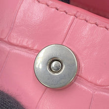 Load image into Gallery viewer, BALENCIAGA XX Cross Body Bag Pink6956452108X5812 Croco embossed leather Size Small