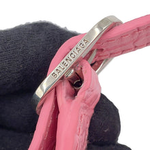 Load image into Gallery viewer, BALENCIAGA XX Cross Body Bag Pink6956452108X5812 Croco embossed leather Size Small