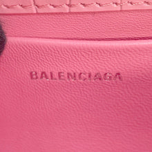 Load image into Gallery viewer, BALENCIAGA XX Cross Body Bag Pink6956452108X5812 Croco embossed leather Size Small
