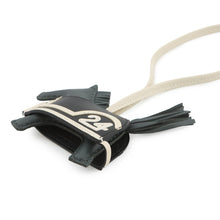 Load image into Gallery viewer, HERMES Rodeo Loveo 24 Vert Mangrove / Black / Craie Lambskin Swift Leather Size PM