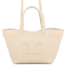 Load image into Gallery viewer, CELINE Cabas Anais Cuil Triomphe Cream121743ENY.01CR Calf Leather Size Mini
