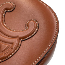 Load image into Gallery viewer, CELINE Folco Cuir Triomphe Shoulder Bag Tan198263DU3.04LU Smooth Calf Leather
