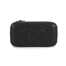 Load image into Gallery viewer, CHANEL Matelasse Vanity ChainShoulder Bag BlackAP2199 Lambskin
