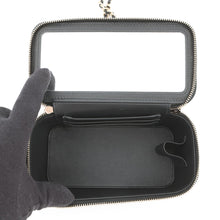 Load image into Gallery viewer, CHANEL Matelasse Vanity ChainShoulder Bag BlackAP2199 Lambskin