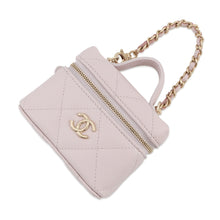Load image into Gallery viewer, CHANEL Classic Mini Bag Bag Charm LavenderAP4897 Caviar Leather
