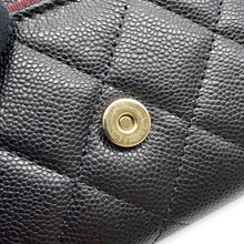 Load image into Gallery viewer, CHANEL Matelasse Chain wallet BlackAP0238 Caviar Leather