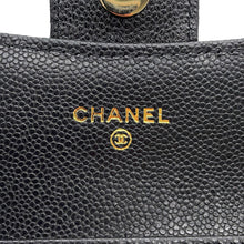 Load image into Gallery viewer, CHANEL Matelasse Chain wallet BlackAP0238 Caviar Leather